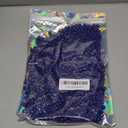 1000Pcs Royal Blue Pony Beads 6x9mm Bulk Acrylic Kandi Beads for Bracelets Jewelry Making Hair Braiding and DIY Crafts