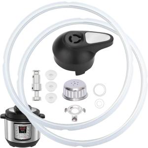 11 PCS Instant Pot Accessories for Lux 3 QT, Instant Pot Replacement Parts Include Sealing Ring, Steam Release Valve, Anti-Block Shield, Valve Sealing Ring, Float Valve and Gasket