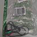 MillSO Headset Adapter 3.3 Feet 3.5mm Audio Jack Y Cable Headphone Adapter 1x 3.5mm Female to 2X 3.5mm Male Headset Adapter for DoubleJacks PC