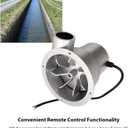 Hydro Generator, Permanent Magnet Water Turbine Generator, Magnet Brushless Motor, 12V Battery Charging Hydroelectric Generator (100W)