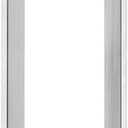 Door Pull Handles 24inch Square Solid Standoffs Heavy-Duty Commercial Grade-304 Stainless Steel Modern Commercial Interior Exterior Door Pull Push Two Side Glass Barn Door Handle Brushed Finish
