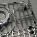 Sink Protectors for Kitchen Sink, Sink Grate Grid for Bottom of Sink, Metal Sink Rack, Bottom Basin Rack, Stainless Steel, 28" x 15"