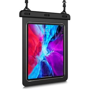 Universal iPad Waterproof Case, Waterproof Dry Bag Pouch for iPad Pro 12.9" 6/5/4/3 iPad Pro 11" / 10.5", iPad Air 5/4 10.9" 2022/2020, Galaxy Tab S8/S7, Android Tablet Up to 12.9 inch