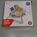 Lynncare Adjustable Arch Bassinet Toys for Infant & Toddlers, Stroller Arch, Baby Crib Toys with Fascinating Hanging for Stimulating Baby’s Senses and Developing Motor Skills