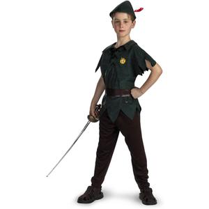 Disney Peter Pan Boys' Costume, One Color, 4-6