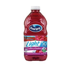 Ocean Spray Cran50 Cranberry Raspberry Juice Drink, 64 Fl Oz Bottle (Pack of 8), Best Before 07 September 2025 
