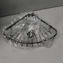 Fits Corner Shower Caddy Tension Pole Only: 1 Pack Stainless Steel Waterproof Bathroom Shelf Basket - Medium Size 6.5" D x 10.94" W x 1.97" H