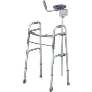 Medline Walker Platform Attachment, Enhances Stability & Mobility for Two-Button Walkers, Easy Installation
