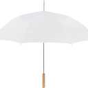 Wedding Umbrella - Manual Open - 10 Pack (White) (51")