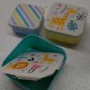 Safari Snack Boxes: 3 Count Pack with 3 Sizes, Craft/Snack Containers, Easy Open, Leak Proof Small Food Containers with Lids, Nesting Boxes For Sandwiches, Snacks, And More