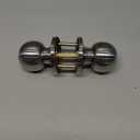 BESTTEN Keyed Same Exterior Door Knob and Single Cylinder Deadbolt Combo Set, Keyed Alike Entry Door Knobs with Lock and Keys for Entrance and Front Door, Satin Nickel