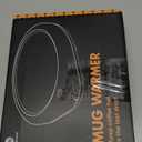 Coffee Mug Warmer, Cup Warmer for Desk with Auto Shut Off Smart Temperature Settings, Electric Beverage Tea Water Milk Heater for All Cups and Mugs, Heating Plate Candle Wax Warmer (Dark Black)