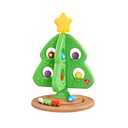 Step2 My First Christmas Tree, Kids Interactive Holiday Toy, 12 Colorful Plastic Ornaments to Decorate, Mini Train Set Circles the Skirt, Made of Durable Plastic, For Toddlers 1.5+ Years Old