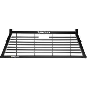 RealTruck BACKRACK Louvered Rack Frame Only | Black, No Drill | 12900 | Fits 2019-2025 Chevrolet/GMC Silverado/Sierra 1500; 2008-2019 & 2022-2025 Toyota Tundra; 2009-2025 Ford F-150 & Others