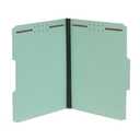Blue Summit Supplies Pressboard File Folder, 1 Inch Expansion, Top-Tab, Letter Size, Gray/Green 25 Pack