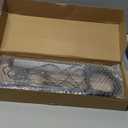 LED Desk Lamp with Clamp, Eye-Caring Clip on Lights for Home Office, 3 Modes 10 Brightness, Long Flexible Goose-Neck, Metal, Swing Arm Architect Task Table Lamps with USB Adapter, Black