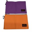 Zipper Tool Bag, Stand-Up Tool Pouch with Carabiners, Utility Bag, Water Resistant Storage Bag,12x6.8-Inch Red/Brown/Blue/Olive 4 Pack