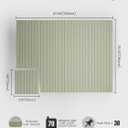 Bumusty Large Cork Board Alternative-48 x 36" Felt Bulletin Board Tiles, with 30 Pushpins, 70 Adhesive Tabs, Fine-Stripe 12-Pack, Cork Boards for Office Push Pin Board Felt Board-Sage
