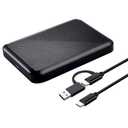 Tianken 750GB Ultra Slim Portable External Hard Drive USB 3.1 Type C HDD Storage for PC, Mac, Laptop, PS4, Xbox One (750GB)