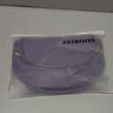 Spacious Nylon Crossbody Bag Bum Bag Handbags Wallets Purses Trendy Shoulder Bag for Women (Cloudy Purple)