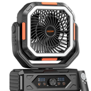 OGERY 2025 Upgraded Camping Fan, Portable Rechargeable Fan with 20000mAh Battery Powered, Stronger Wind, Stepless Speed Regulation, Fast Charging for Tent, Travel, Car, Outdoor Camping Essentials