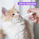 30 PCS 10ml Oral Syringe With Cap, Plastic Syringes without Needle for Medicine Dropper, Feeding Pets, Liquid Measuring, Handicrafts, Individually Sealed, Luer Slip