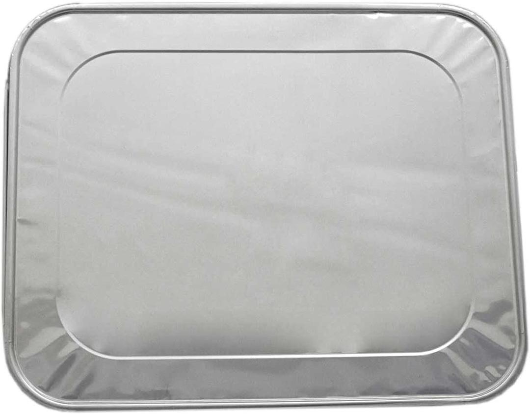 Mr. Miracle Aluminum Lids for Half Size 9x13 Foil Steam Pans. Pack of 30