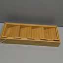 Bamboo Kitchen Drawer Organizer, Expandable Silverware Organizer, Utensil Holder, Cutlery Tray Spoon Flatware Storage with Drawer Dividers