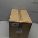 8" Black Dryer Vent Cover - 304 Stainless Steel Wall Cap, Screen and Damper