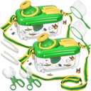 Bug Catcher for Kids:2 Sets Bug Catching Kit with Butterfly Net,Critter Keeper,Nature Adventure Set for Boys for Kids Bug Catcher Tool,Butterfly Catcher,Bug Box
