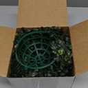 Hotop 2 Pcs 7 Inch Artificial Plant Topiary Ball 4 Layers Garden Spheres Boxwood Balls Artificial Topiaries Spheres Decorative Plants for Backyard, Balcony, Garden, Indoor Outdoor Decor(Green)