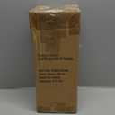 Squirrel Proof Bird Feeder, 3LBS Large Capacity Metal Hanging Bird Feeders for Outdoors, Weight-Activated Perches Wild Birdfeeder for Blue Jay, Cardinal (Brown)