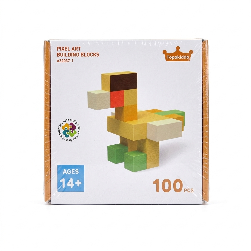 Magnetic Blocks Building Toys in Pixel Art Style - Dinosaur Toys - Arts and Crafts Kids Toys - Building Blocks - Learning Toys