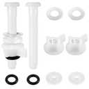Toilet Seat Mounting Screws, Pack of 2 And White USB-A To Lightning Charging Cable 3ft