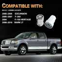 M14 x 2.0 Wheel Lock Lug Nut kit Anti Theft, Compatible with 2014 Ram 1500 & F-150 F-350 Expedition Lobo & Navigator Mark LT & Bonneville Safari and Other Models