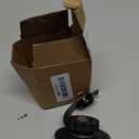 Himaweek RV Water Inlet Connection City Water Fill Inlet Flange Brass with Check Valve RV Water Hose Connector City Water Fill Flange City Water Hookup for Camper (Black)