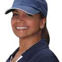 TrailHeads Women's Race Day Performance Running Cap, Lightweight & Quick Drying Mesh Sports Hat with Reflective Trim (Navy)