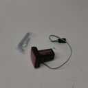Nilight Luz de freno LED cubierta de enganche de remolque, lente roja cuadrada, enganche de vehculo, lmpara de freno de conduccin, 12 luces LED traseras de freno con receptor de 2 pulgadas para
