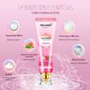 4 x Niacinamide Whitening Toothpaste, Effectively Whitens Teeth, with Peach & Mint Flavor - Stain Removal, Gum Care, Fresh Breath 24HR, Fluoride-Free Gentle Formula for Sensitive Teeth