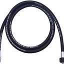 Tool Daily Pressure Washer Whip Hose with Swivel, Hose Reel Connector for Pressure Washing, 8 FT (3/8 NPT Solid + M22 Female)