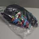 YZXDORWJ Women Mexican Embroidered Dress Ruffle Collar Sleeveless (Medium, 623bkbl)