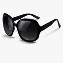 miyya Bug Eye Oversized Polarized Sunglasses Womens, Trendy Retro Sun Glasses for Women 2025, Oversized UV Protection Shades Black/Black