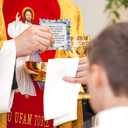 8 Pack Mini Prayer Quilts with Cross Inside Bulk Floral Scripture Squares Pocket Prayer Quilt Christian Gift for Women Bible Verse Religious Faith Appreciation Gifts Prayer Cloth with Poem Scripture