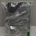 2 Packs Round Muffin Baking Pan, Premium Steel Muffin Pan for Baking, Cupcake Tin Cheesecake Pans, Bakeware Muffin Top Pan (6 Cups,Black)