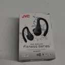 JVC Sport True Wireless Earbuds Headphones, Lightweight and Compact, Long Battery Life (up to 30 Hours), Sound with Neodymium Magnet Driver, Water Resistance (IPX5) - HAEC25TB (Black), Small