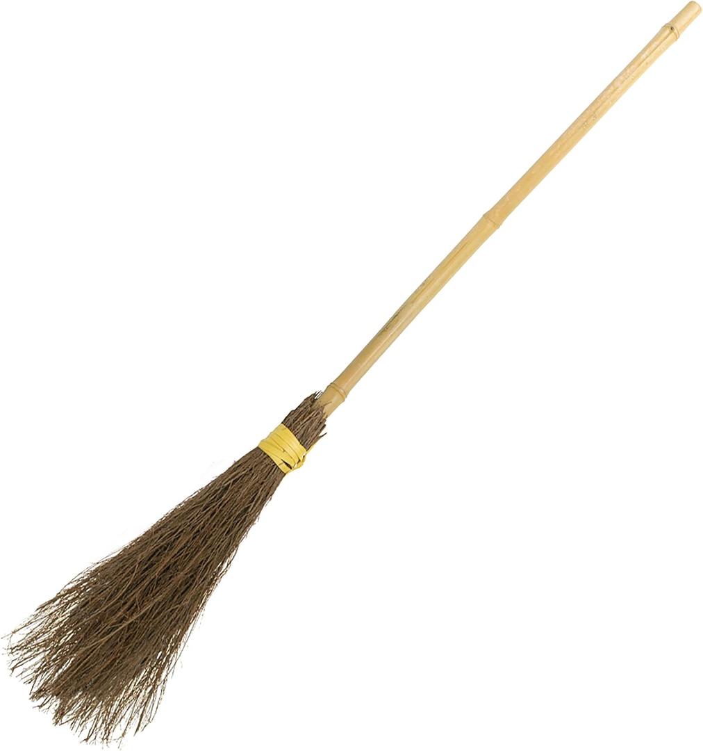 Kangaroo Witch Broom, 36" Wizard Staff Witch Accessories for Halloween Decoration, Harry Potter Costume, Hocus Pocus Decor, Outdoor Garden Decor, Witch Broomstick, Magic Broom Halloween, Witches Decor
