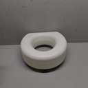 770-610 4 Inch Portable Raised Toilet Seat Riser, Elevated Toilet Seat for Seniors