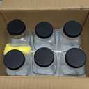 3 pack 8 oz Glass Juice Bottles with Lids, 250 ml Reusable Glass Water Bottles, Empty Drink Containers Drinking Jars with Brush, for Milk, Juicing, Kombucha, Ginger