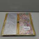 BRIFUTR 2025 Upgrade Graduation Cap Decorations kit, Includes 12 Pcs 9.5 X 9.5 Graduation Cap Topper Blank Glitter Cardstock with Self-Adhesive and 5 Sheets Rhinestones for Graduation Cap Topper