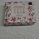 RUVANTI 100% Cotton Twin XL Sheet Sets, 3 Pieces, Soft & Breathable Percale Weave Bedding, Deep Pocket 16", Hotel Standard, Crisp Cool Feel, Durable, Perfect Size Floral Sheets, Bouquet